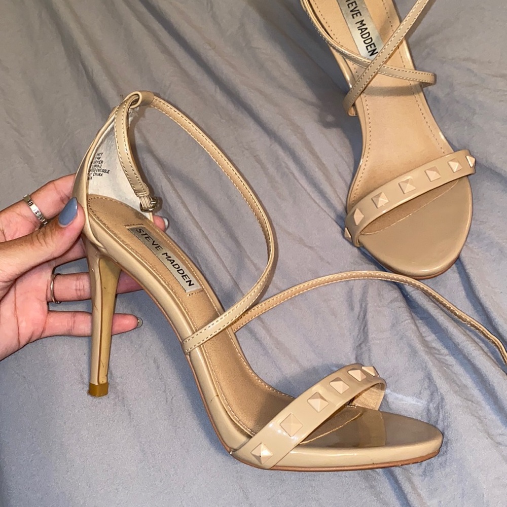 Steve Madden Criss Cross Stud Heel